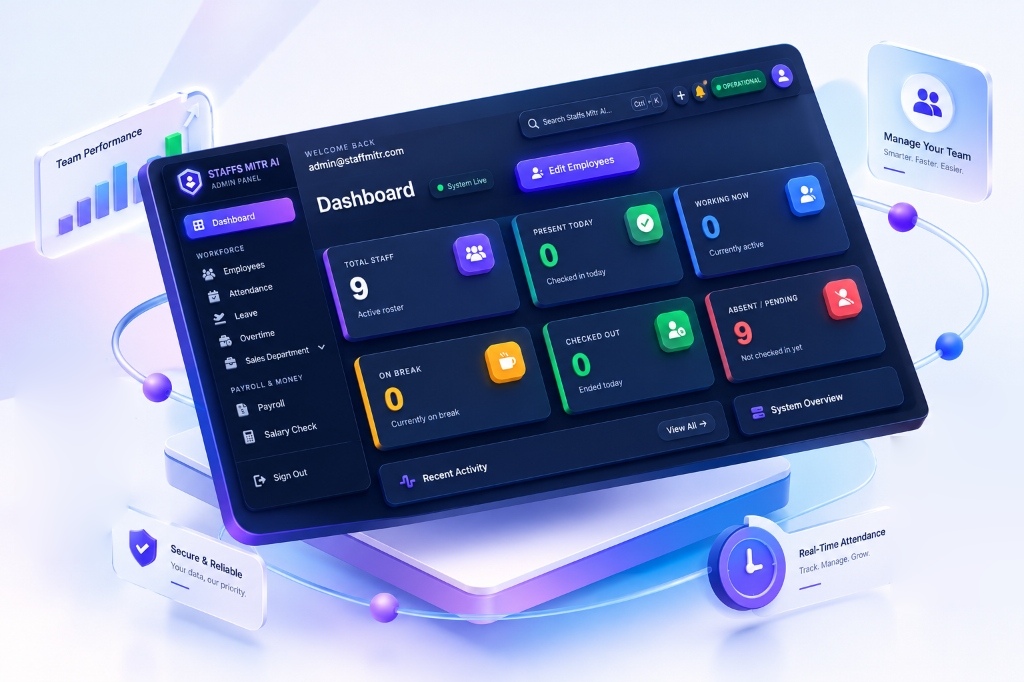 Staff Mitr 3D Dashboard